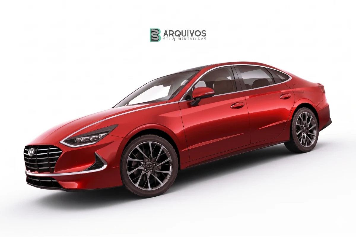 Modelo 3D STL - Hyundai Sonata 2020 — foto 5